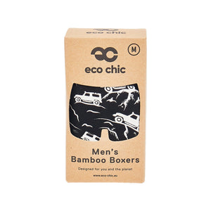 Eco Chic Retail Ltd Eco-Chic Eco Friendly Men's Bamboo Boxers Landrovers