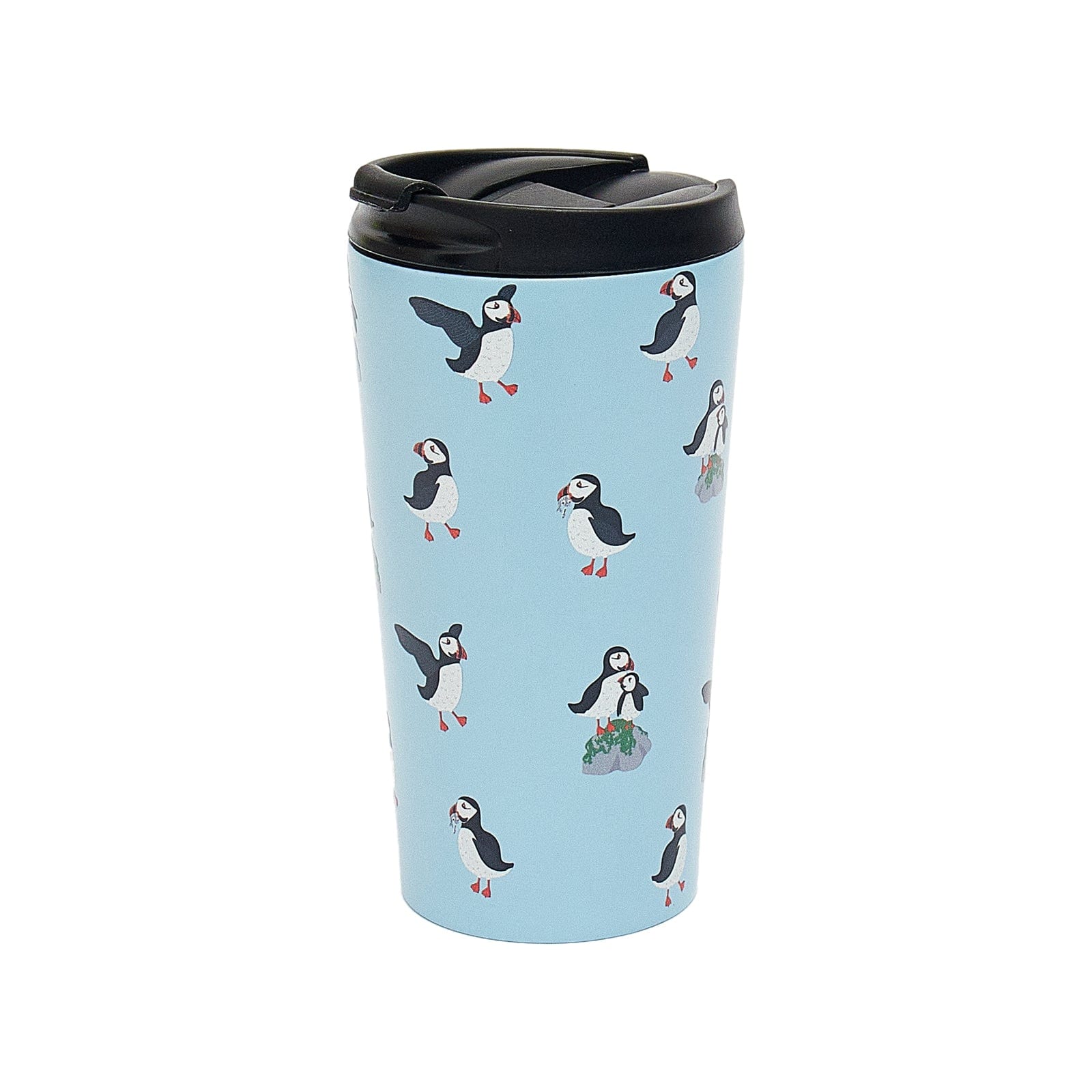 Eco Chic Eco Chic Thermal Coffee Cup Multi Puffin