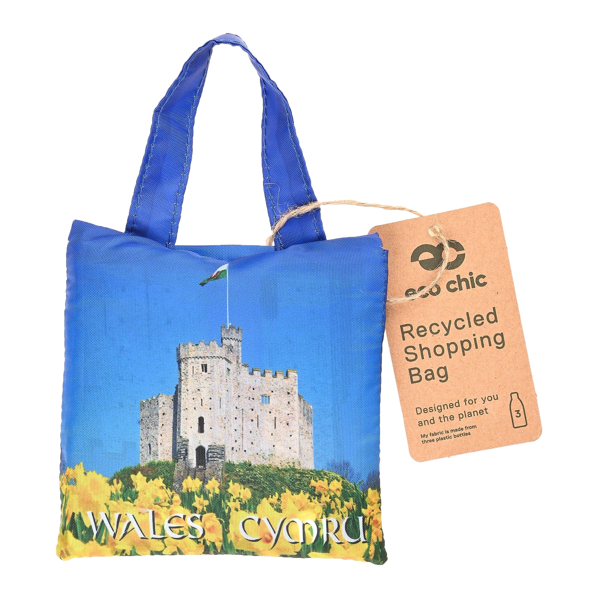 Eco Chic Eco Chic Tourist Collection Shopping Bag - Wales