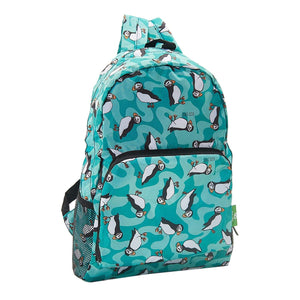 Eco Chic Eco Chic Lightweight Foldable Backpack Puffin