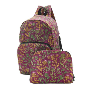 Eco Chic Eco Chic Lightweight Foldable Backpack Thistle