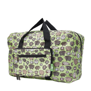 Eco Chic Green Eco Chic Lightweight Foldable Holdall Sheep