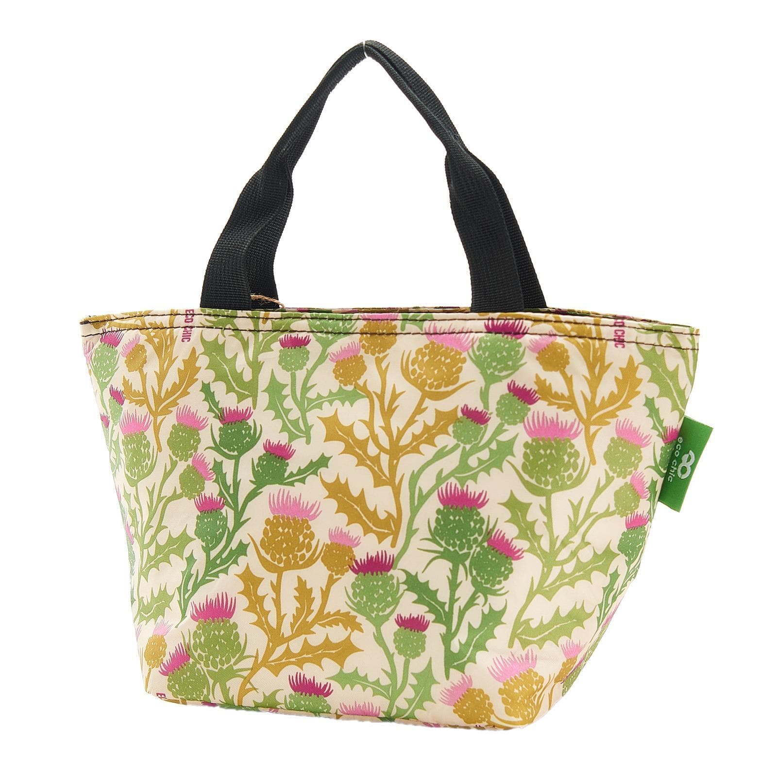 Eco Chic Eco Chic Lightweight Foldable Lunch Bag Thistle
