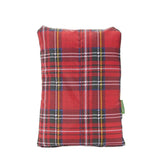 Eco Chic Eco Chic Red Tartan Waterproof Foldable Adult Poncho