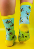 Eco Chic Eco Chic Eco-Friendly Bamboo Socks Bumble Bees