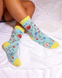 Eco Chic Eco Chic Eco-Friendly Bamboo Socks Floral