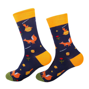 Eco Chic Orange Eco Chic Eco-Friendly Bamboo Socks Fox