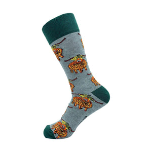 Eco Chic Grey Eco Chic Eco-Friendly Bamboo Socks Highland Cow