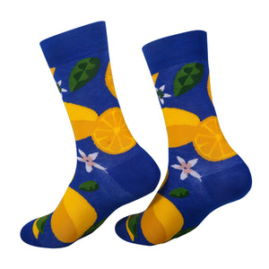 Eco Chic Blue Eco Chic Eco-Friendly Bamboo Socks Lemon