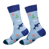 Eco Chic Blue Eco Chic Eco-Friendly Bamboo Socks Orca