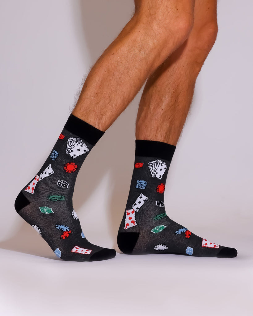 Eco Chic Eco Chic Eco-Friendly Bamboo Socks Poker and Dice