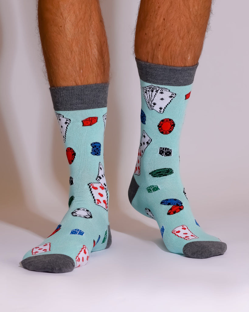 Eco Chic Eco Chic Eco-Friendly Bamboo Socks Poker and Dice