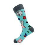 Eco Chic Mint Eco Chic Eco-Friendly Bamboo Socks Poker and Dice