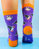 Eco Chic Eco Chic Eco-Friendly Bamboo Socks Puffins