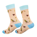 Eco Chic Beige Eco Chic Eco-Friendly Bamboo Socks RSPB Greenfinch