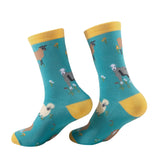 Eco Chic Blue Eco Chic Eco-Friendly Bamboo Socks Sheep Realism