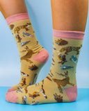 Eco Chic Eco Chic Eco-Friendly Bamboo Socks Woodland