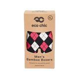 Eco Chic Retail Ltd Eco-Chic Bóxer de bambú ecológico para hombre Argyle