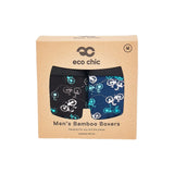 Eco Chic Retail Ltd Eco-Chic Eco Friendly Boxers de bambú para hombres Bicicletas