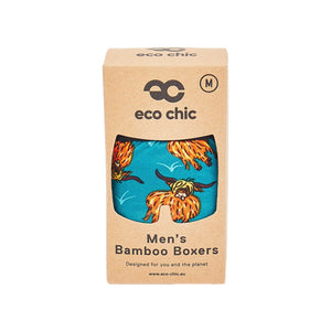 Eco Chic Retail Ltd Eco-Chic Boxer en bambou écologique pour homme Vache des Highlands