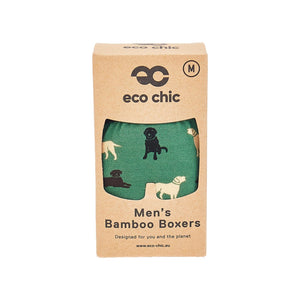 Eco Chic Retail Ltd Eco-Chic Eco Friendly Boxers de bambú para hombres Labradors