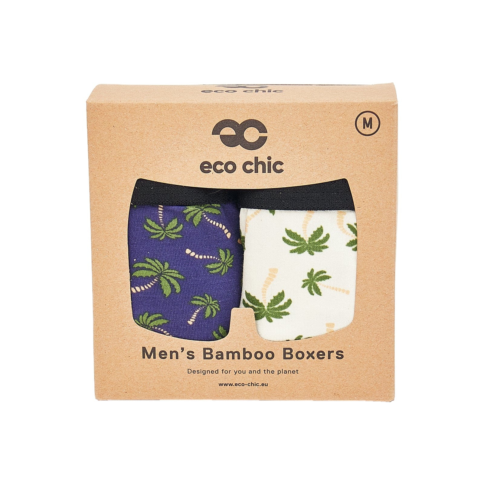 Eco Chic Retail Ltd Eco-Chic Eco Friendly Men's Bamboo Palm Tree