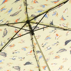 Eco Chic Eco Chic Mini Paraguas Plegable Pájaros Silvestres