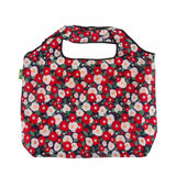 Eco Chic Eco Chic Foldable Reusable Large Shopping Bag Abstract Poppy