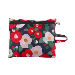 Eco Chic Eco Chic Foldable Reusable Large Shopping Bag Abstract Poppy