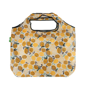 Eco Chic Eco Chic Foldable Reusable Large Shopping Bag Lemon