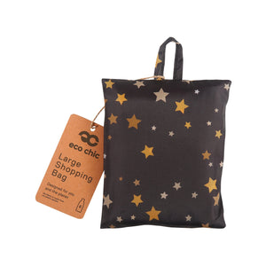 Eco Chic Eco Chic Foldable Reusable Large Shopping Bag Twinkle Star