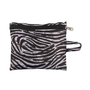 Eco Chic Eco Chic Foldable Reusable Large Shopping Bag Zebra Stripes