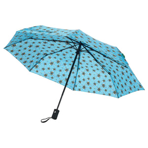 Eco Chic Eco Chic Folding Automatic Umbrella Bumble Bees