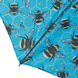 Eco Chic Eco Chic Folding Automatic Umbrella Bumble Bees