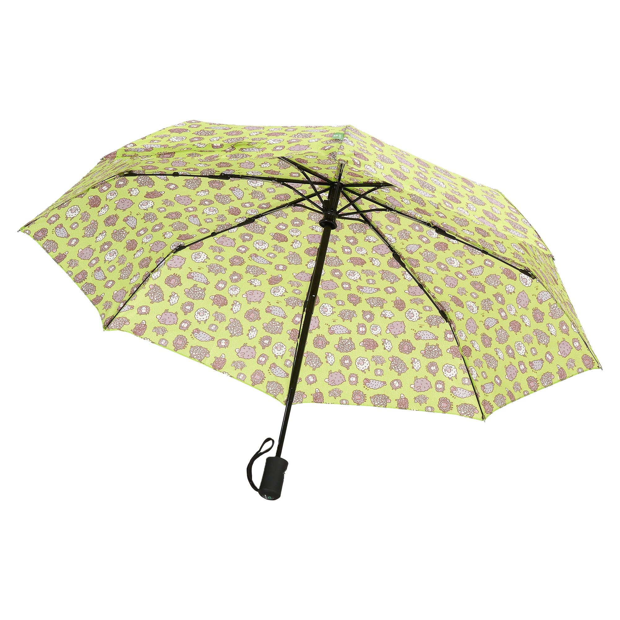 Eco Chic Eco Chic Folding Automatic Umbrella Cute Sheep