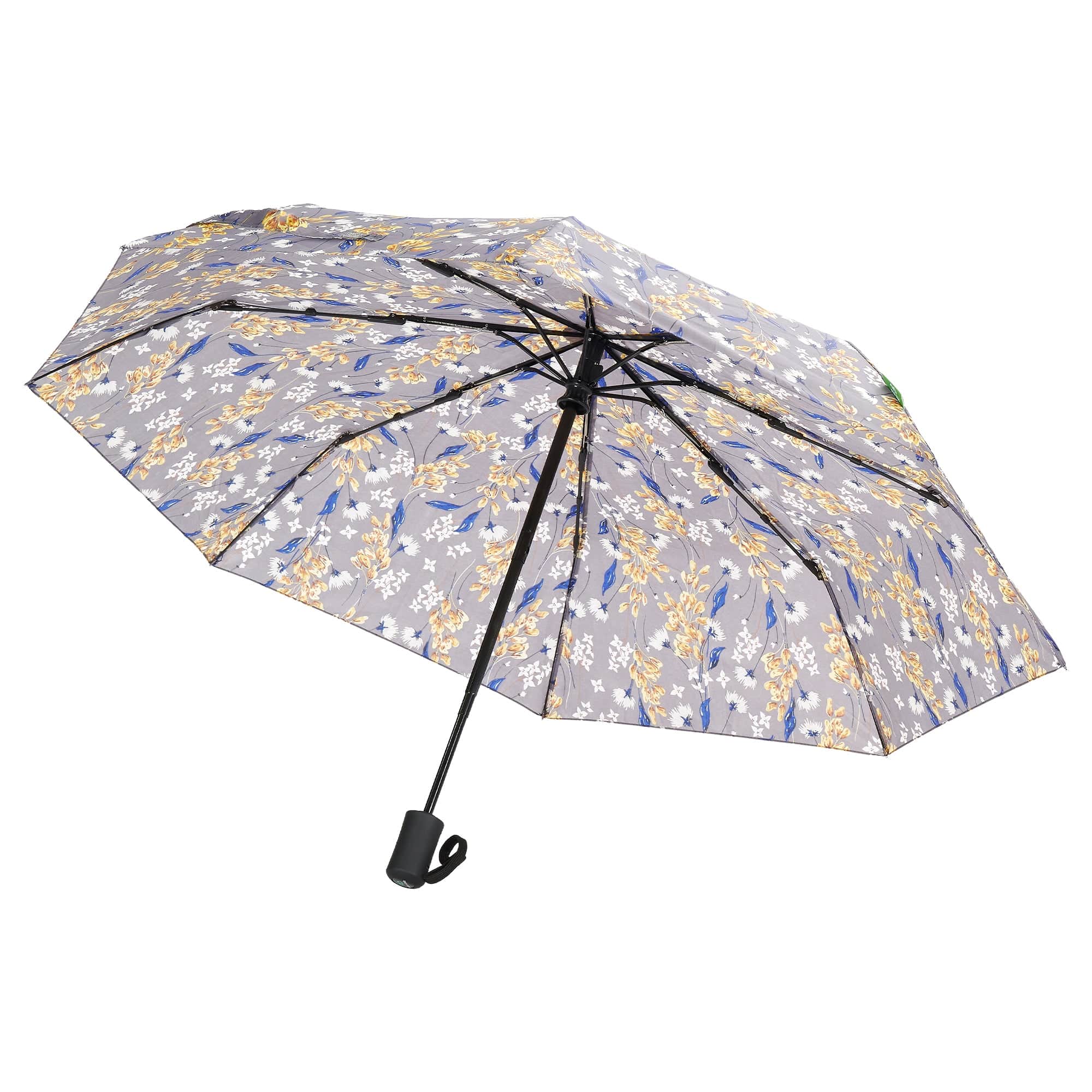 Eco Chic Eco Chic Folding Automatic Umbrella Flowers