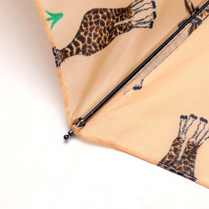 Eco Chic Eco Chic Folding Automatic Umbrella Giraffes