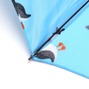 Eco Chic Eco Chic Folding Automatic Umbrella Multi Puffin