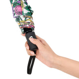 Eco Chic Eco Chic Folding Automatic Umbrella Peonies