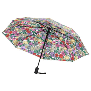 Eco Chic Eco Chic Folding Automatic Umbrella Peonies