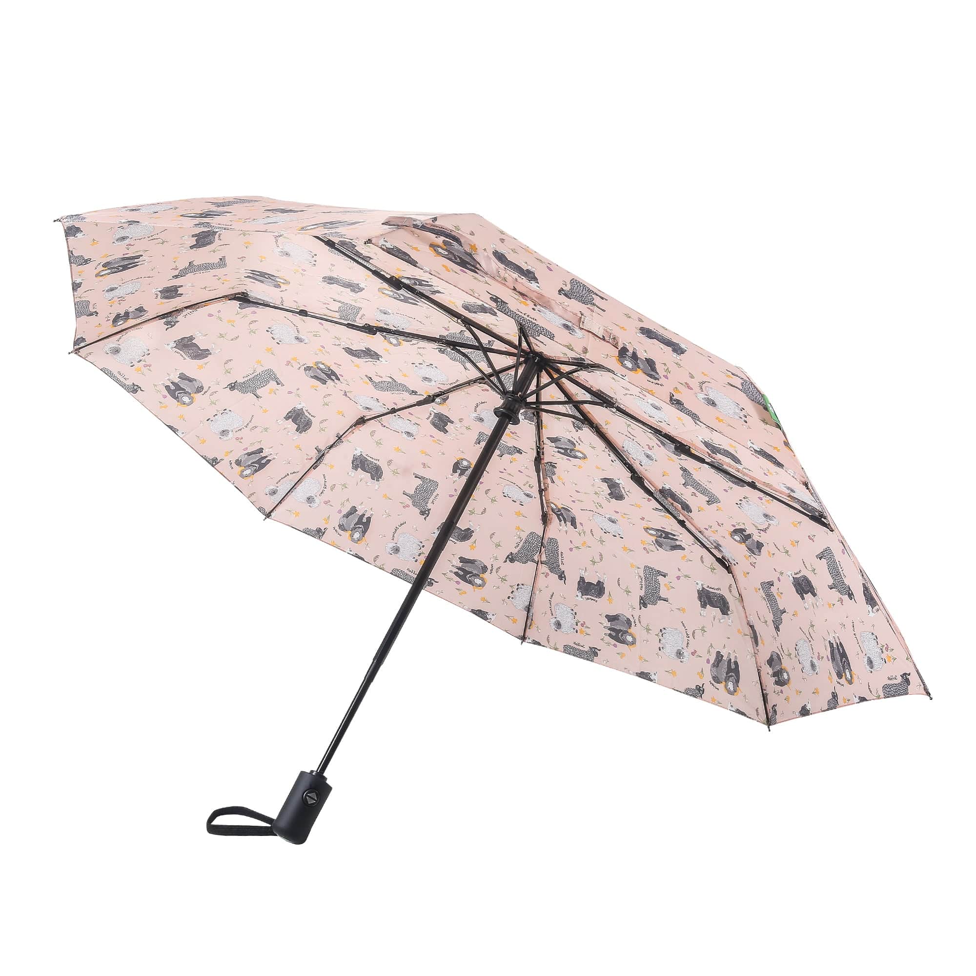 Eco Chic Eco Chic Folding Automatic Umbrella Sheep Realism