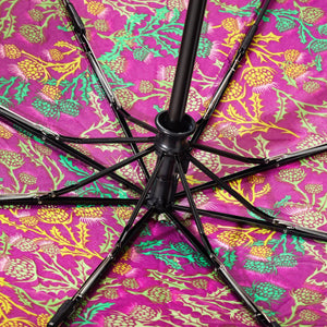 Eco Chic Eco Chic Folding Automatic Umbrella Thistle