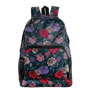 Eco Chic Green Eco Chic Lightweight Foldable Backpack Big Bold Floral