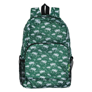 Eco Chic Green Eco Chic Lightweight Foldable Backpack Landrovers