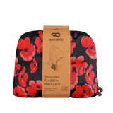 Eco Chic Eco Chic Lightweight Foldable Backpack Poppies