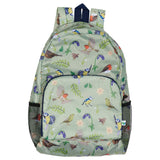 Eco Chic Green Eco Chic Lightweight Foldable Backpack RSPB Birds