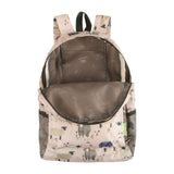 Eco Chic Eco Chic Lightweight Foldable Backpack Sheep Realism