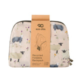 Eco Chic Eco Chic Lightweight Foldable Backpack Sheep Realism