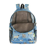 Eco Chic Eco Chic Lightweight Foldable Backpack Sheep Realism