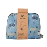 Eco Chic Eco Chic Lightweight Foldable Backpack Sheep Realism